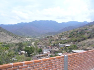 Michelle's terrace in Teotitlán