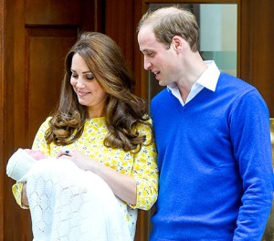 Kate and William with Princess Charlotte