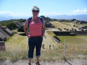 Monte Alban ruins near Oaxaca