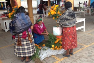 Zapotec women at the Teotitlán morning market